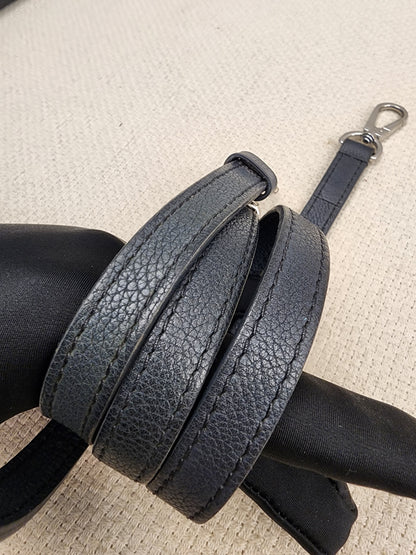 LV Black Calfskin Lockme Ever BB (SHW)