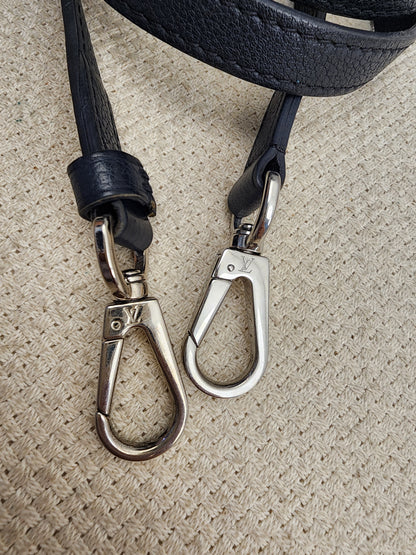 LV Black Calfskin Lockme Ever BB (SHW)