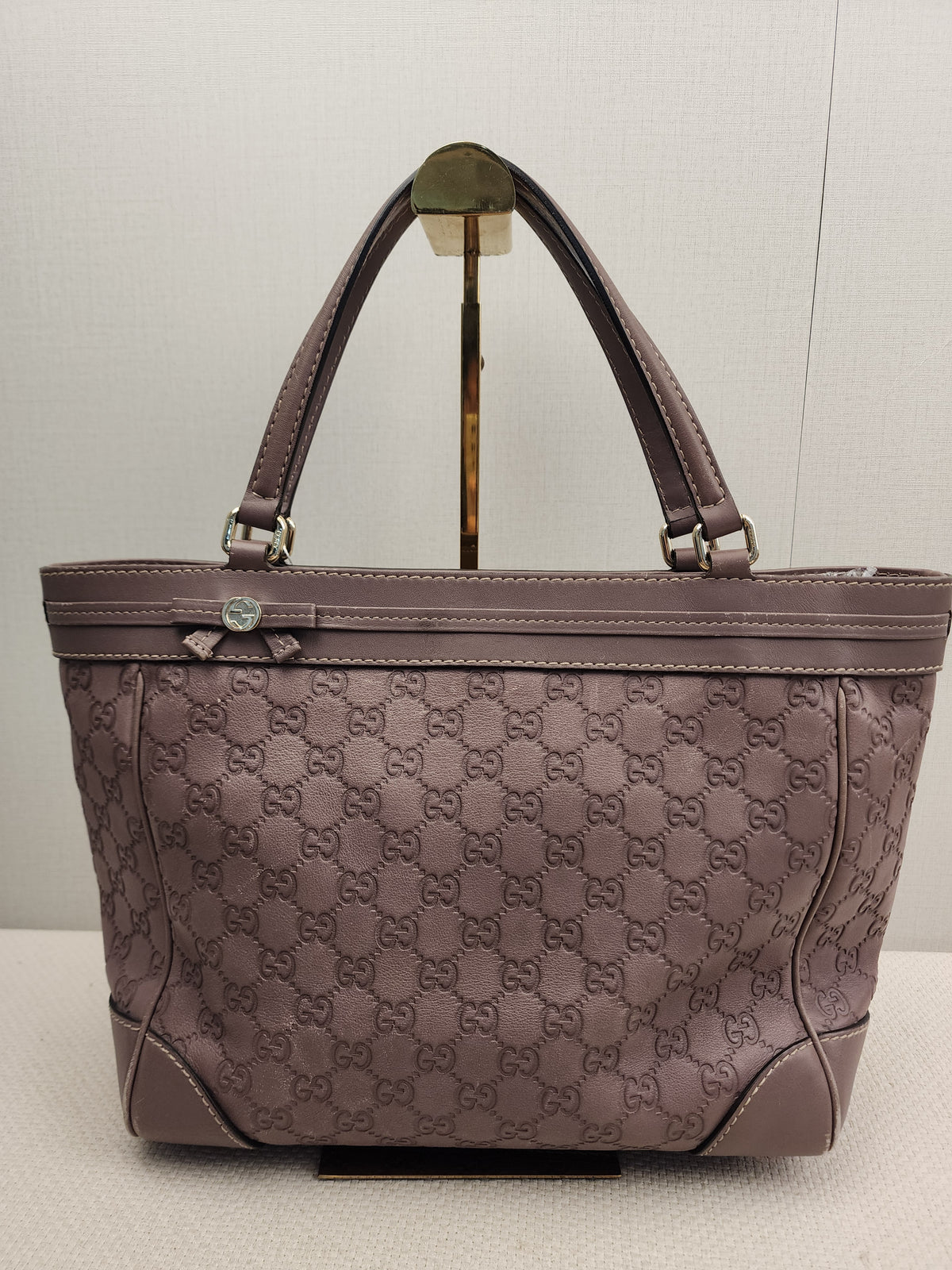 Gucci Purple Guccissima Mayfair Tote