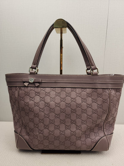 Gucci Purple Guccissima Mayfair Tote
