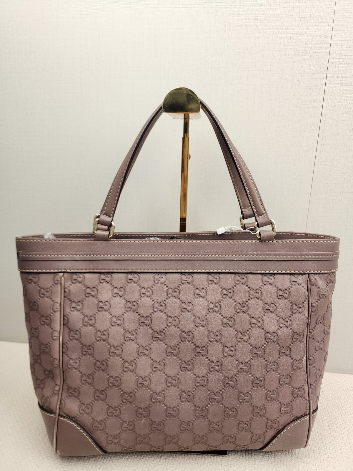 Gucci Purple Guccissima Mayfair Tote