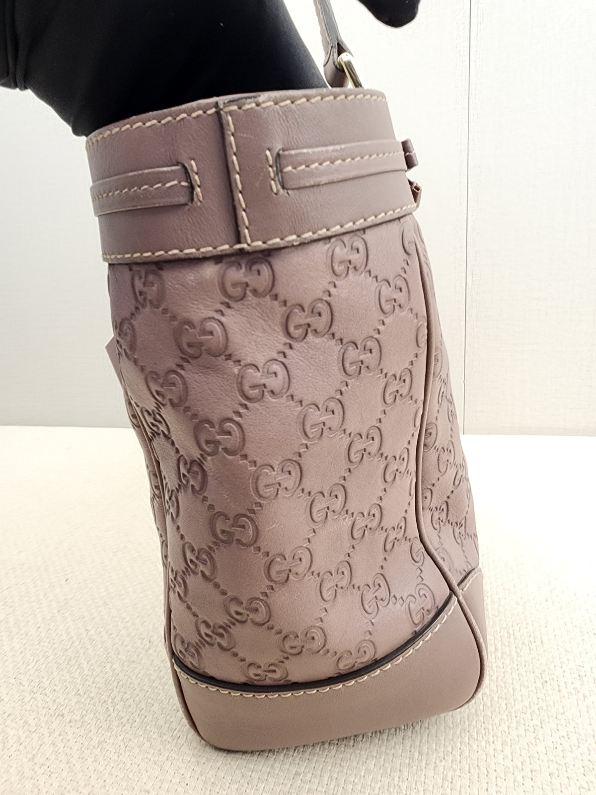 Gucci Purple Guccissima Mayfair Tote