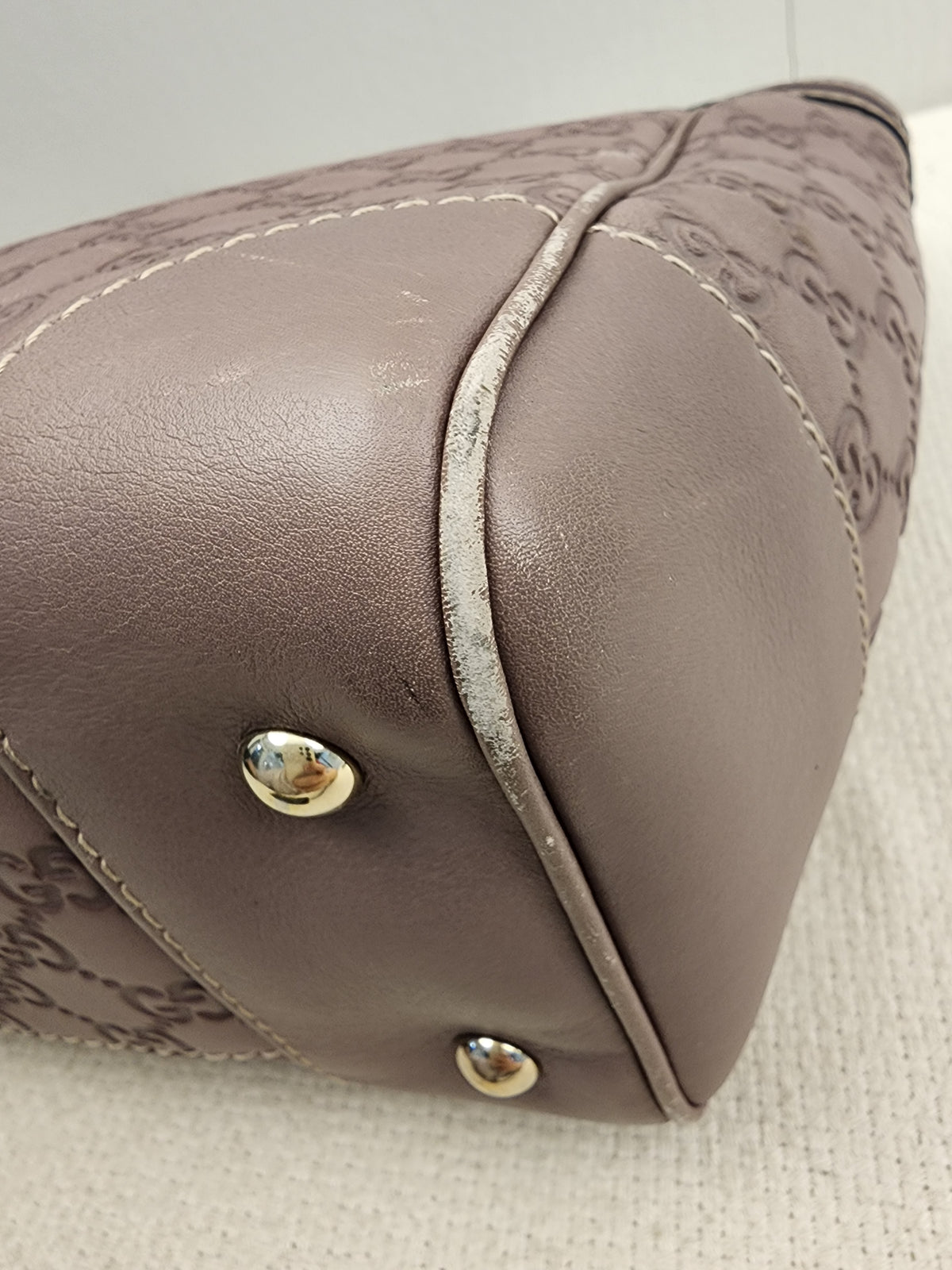 Gucci Purple Guccissima Mayfair Tote