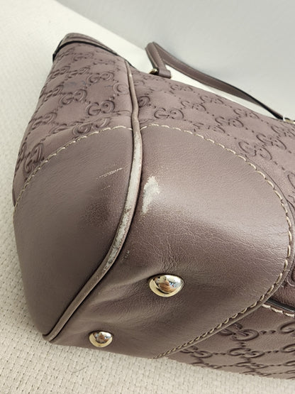 Gucci Purple Guccissima Mayfair Tote