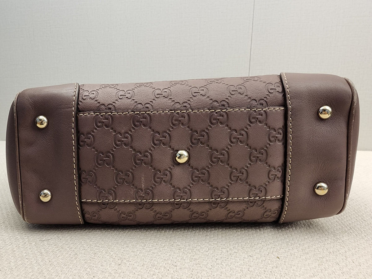 Gucci Purple Guccissima Mayfair Tote