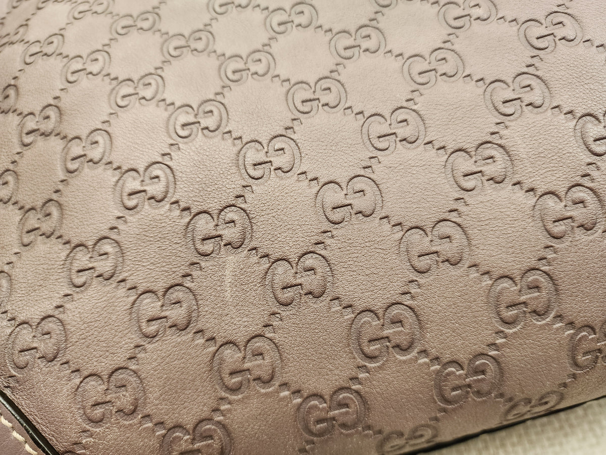 Gucci Purple Guccissima Mayfair Tote
