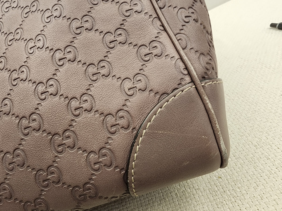 Gucci Purple Guccissima Mayfair Tote
