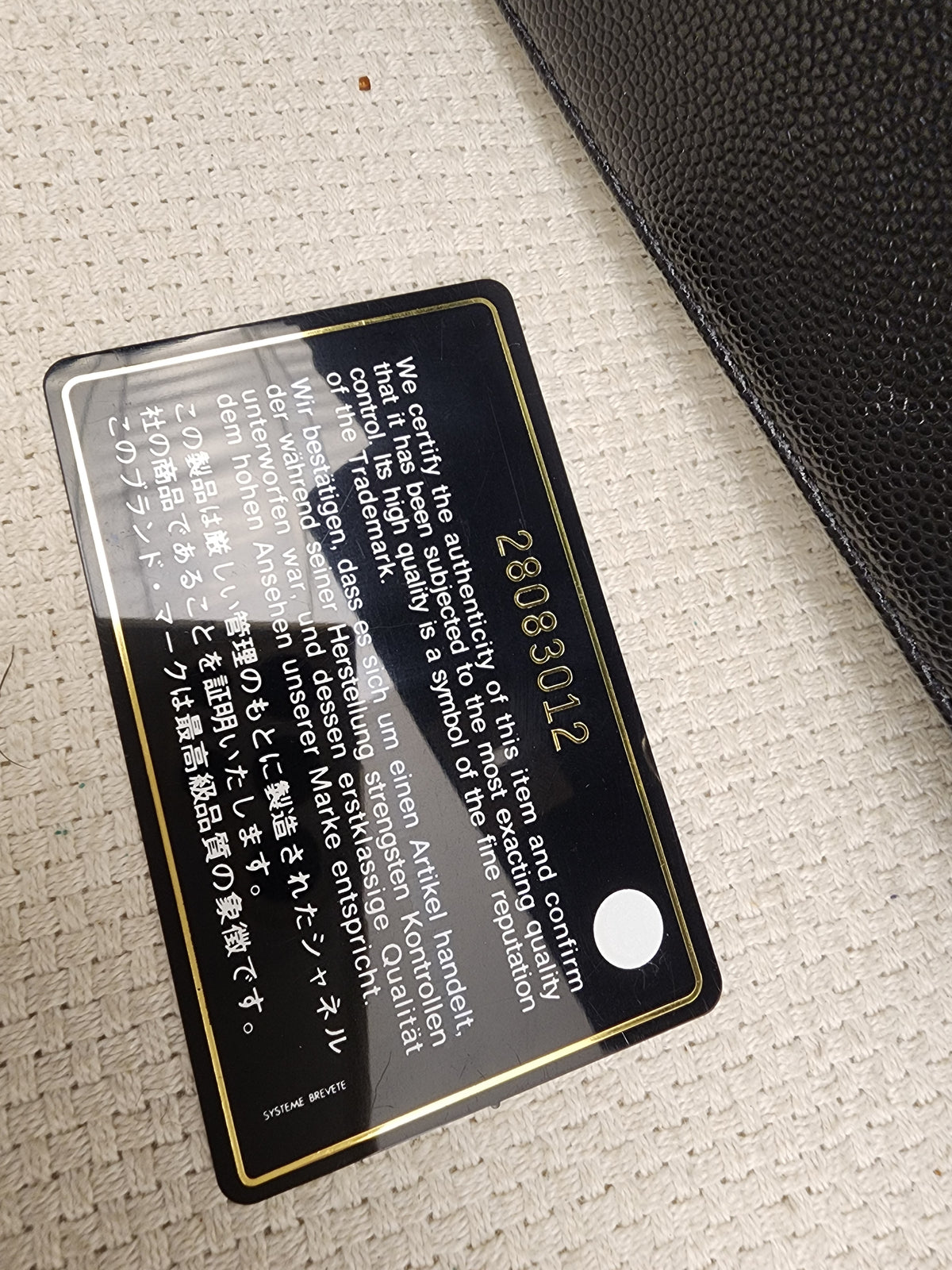 Chanel Black Caviar Old Medium Boy (GHW)