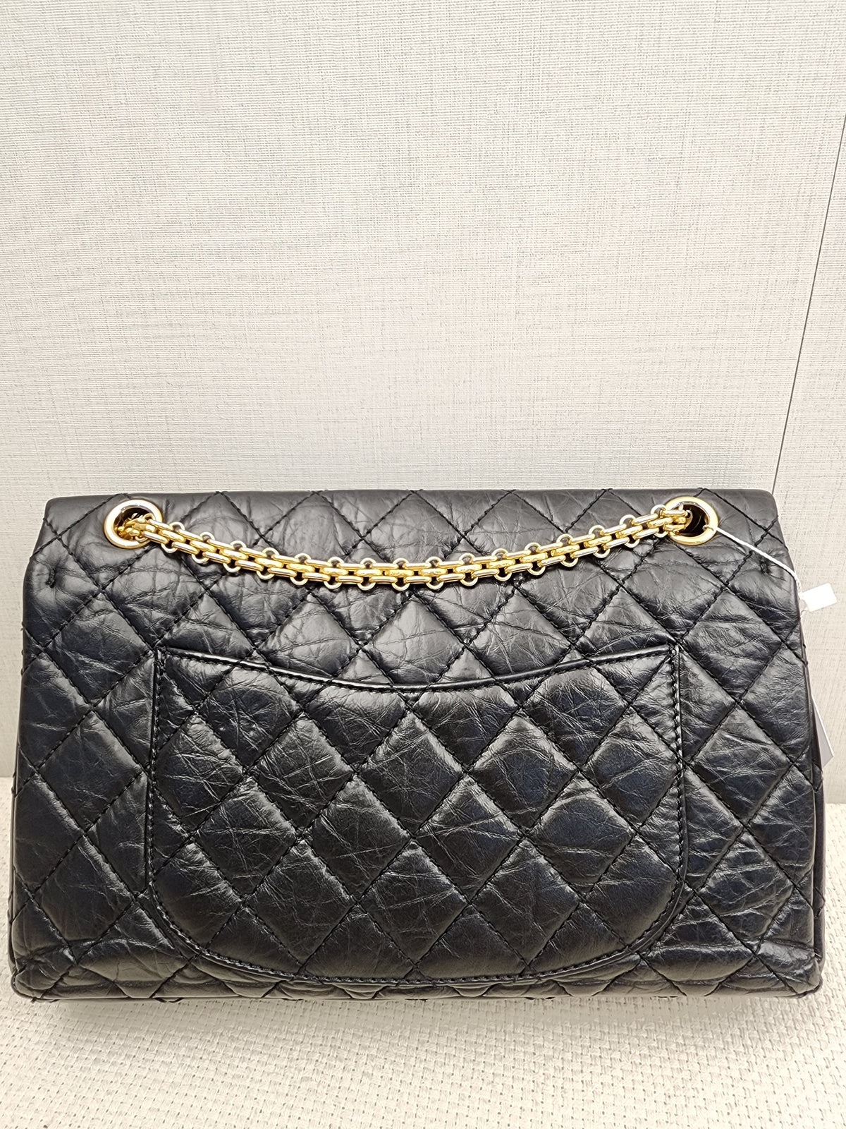 Chanel Black Aged Calfskin 2.55 226 (GHW)