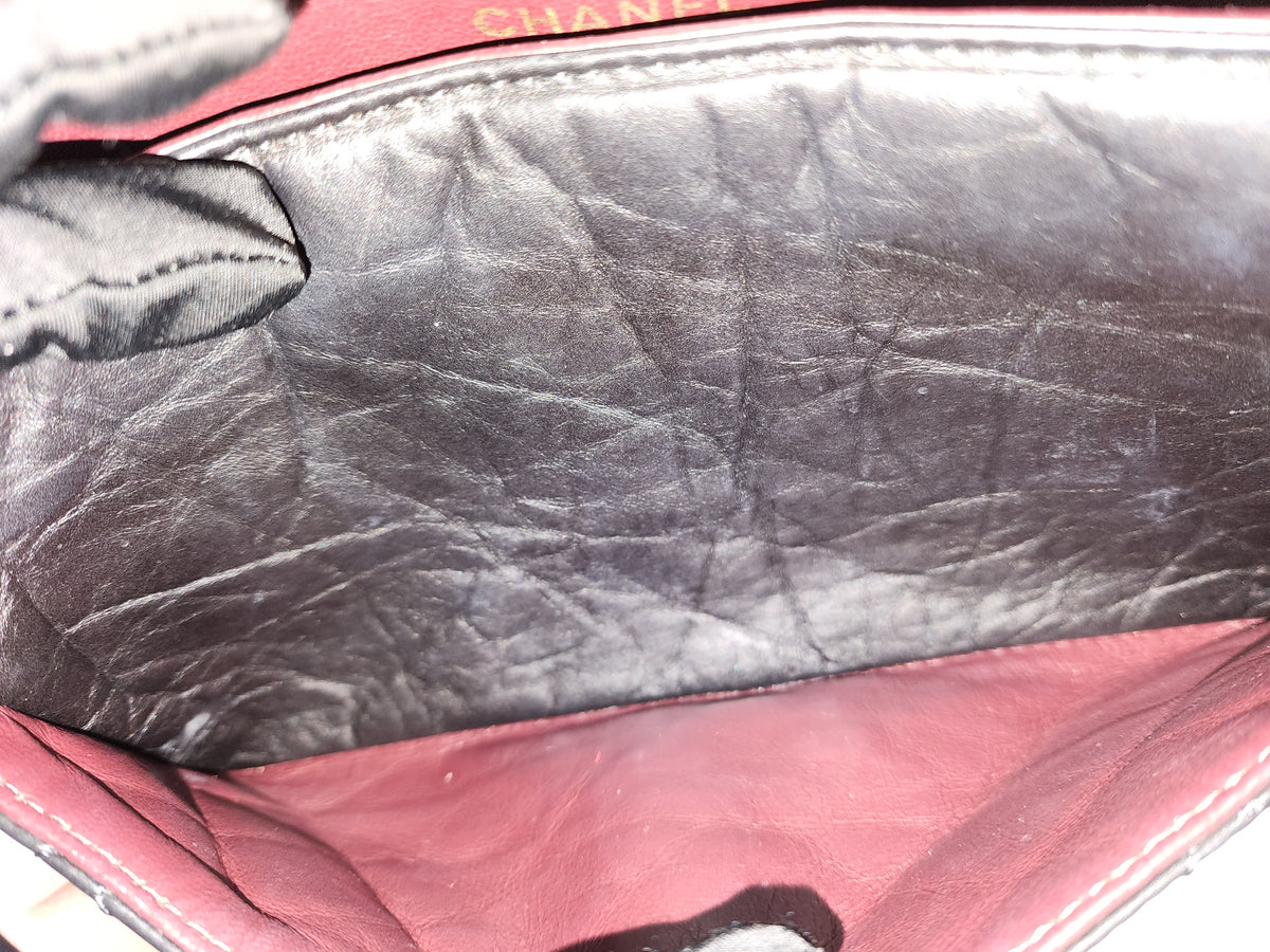 Chanel Black Aged Calfskin 2.55 226 (GHW)