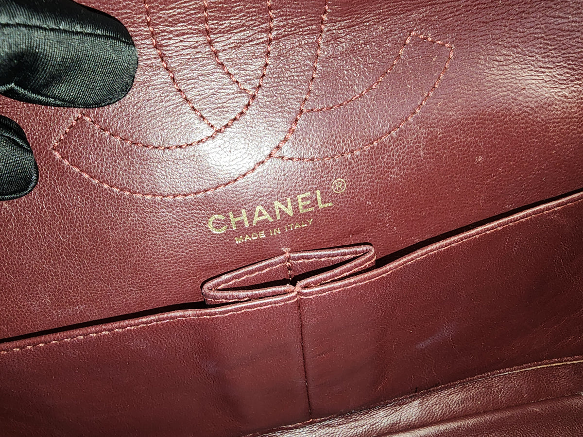 Chanel Black Aged Calfskin 2.55 226 (GHW)