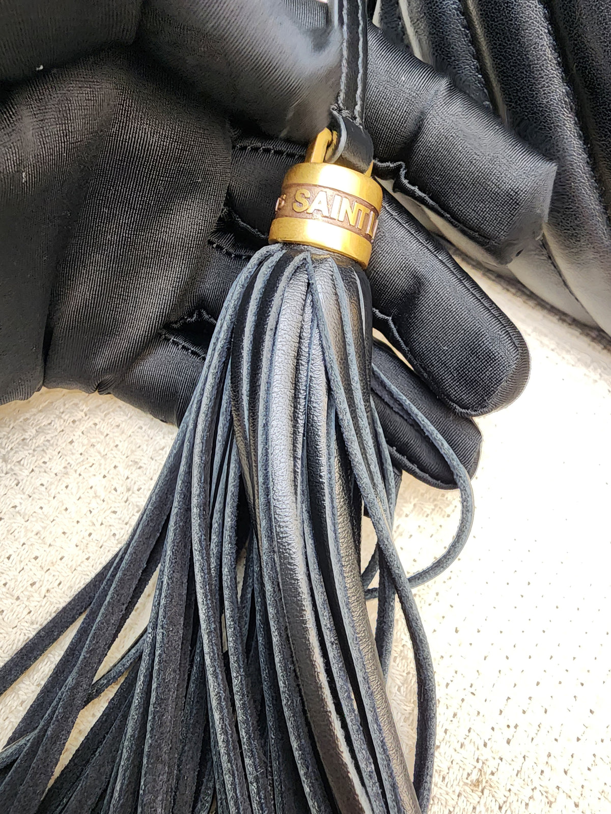 YSL Black Calfskin Lou Camera Bag (GHW)