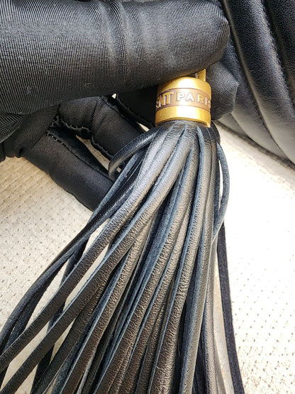 YSL Black Calfskin Lou Camera Bag (GHW)