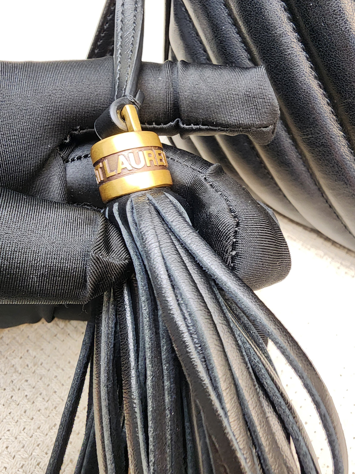 YSL Black Calfskin Lou Camera Bag (GHW)