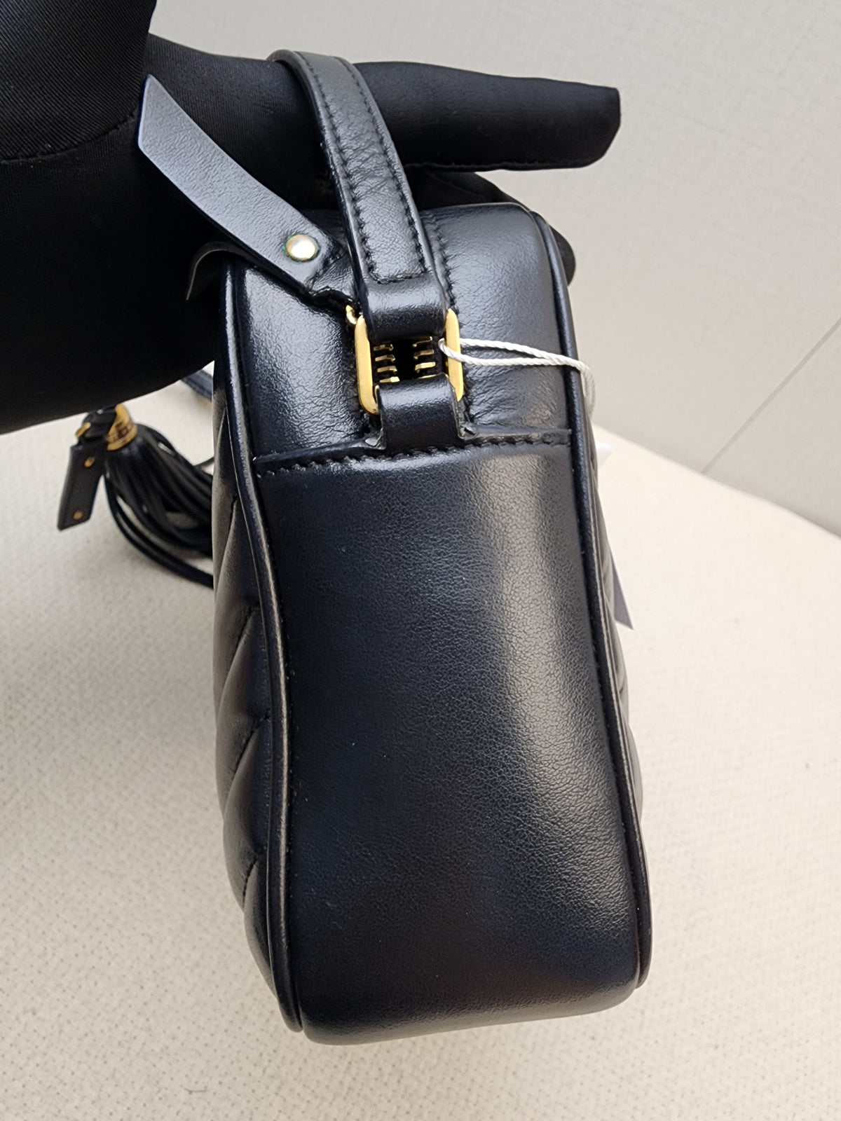 YSL Black Calfskin Lou Camera Bag (GHW)