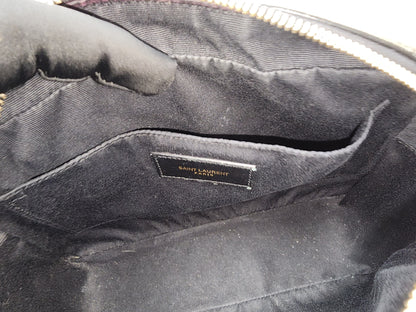 YSL Black Calfskin Lou Camera Bag (GHW)