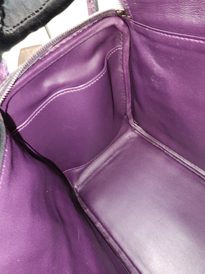 Hermes Violet Matte Niloticus Crocodile Lindy 26