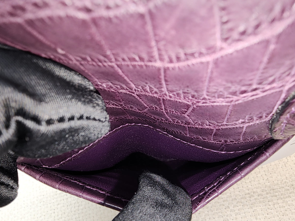 Hermes Violet Matte Niloticus Crocodile Lindy 26