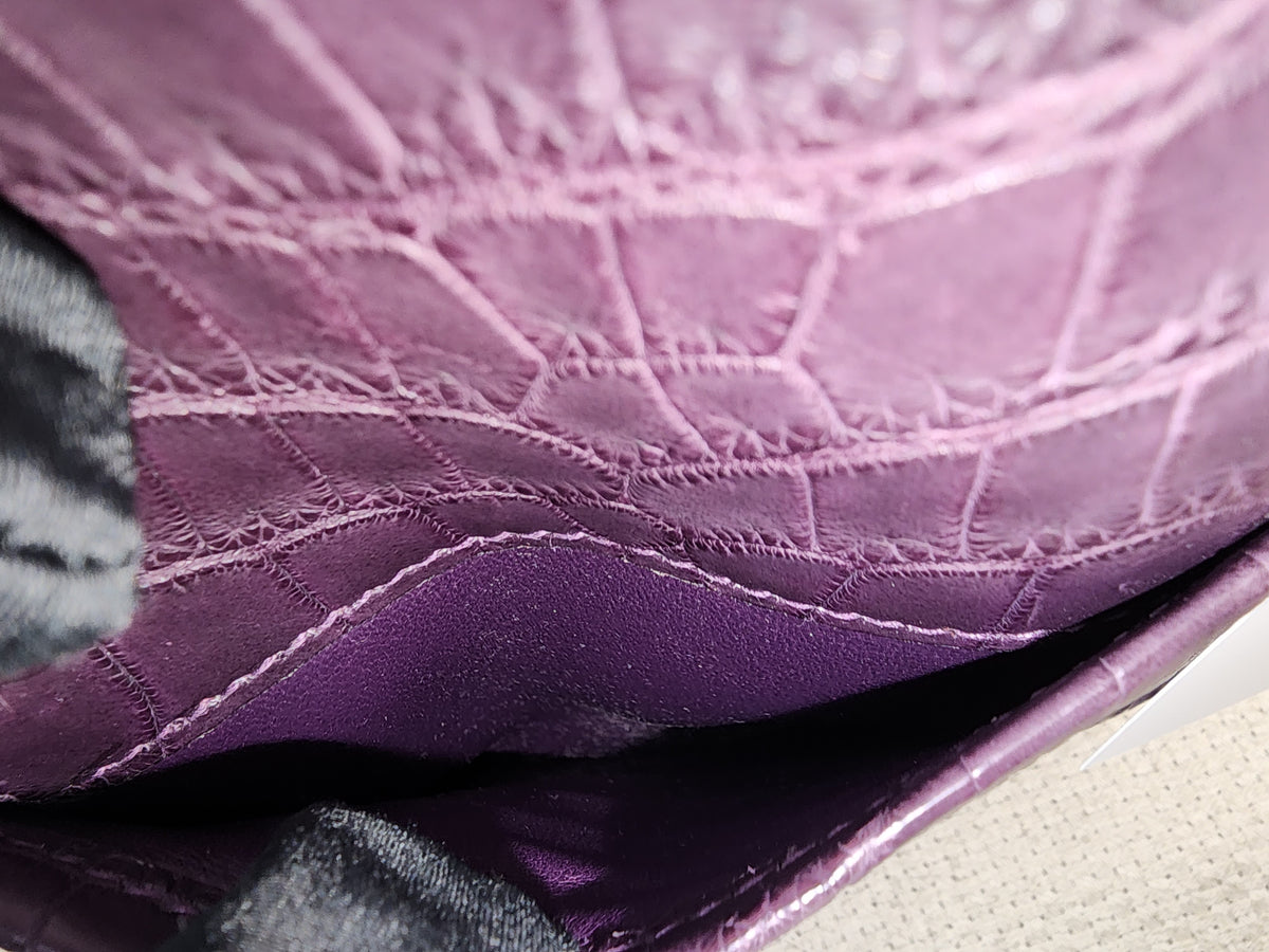 Hermes Violet Matte Niloticus Crocodile Lindy 26