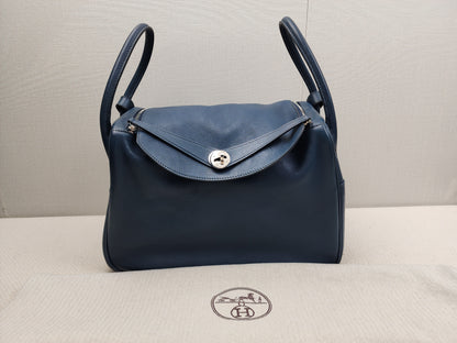 Hermes Blue Swift Lindy 34 (PHW)