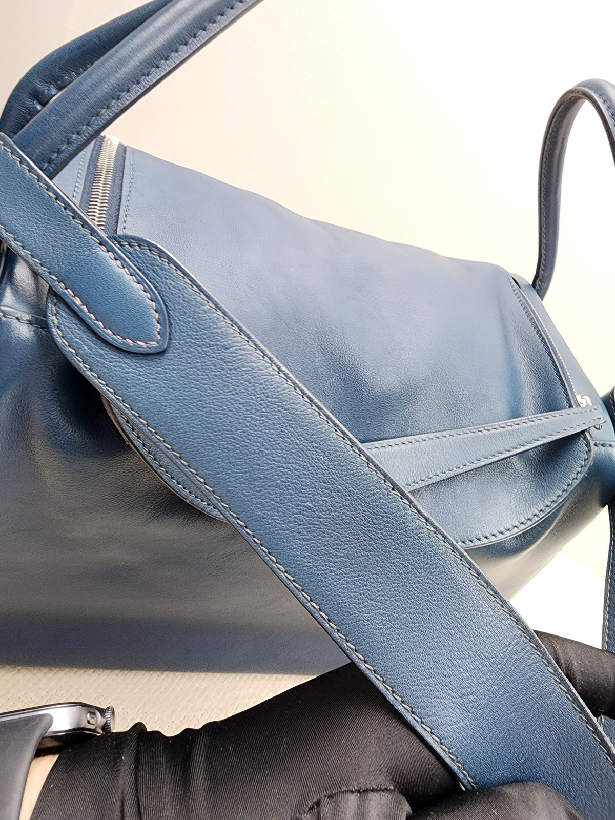 Hermes Blue Swift Lindy 34 (PHW)