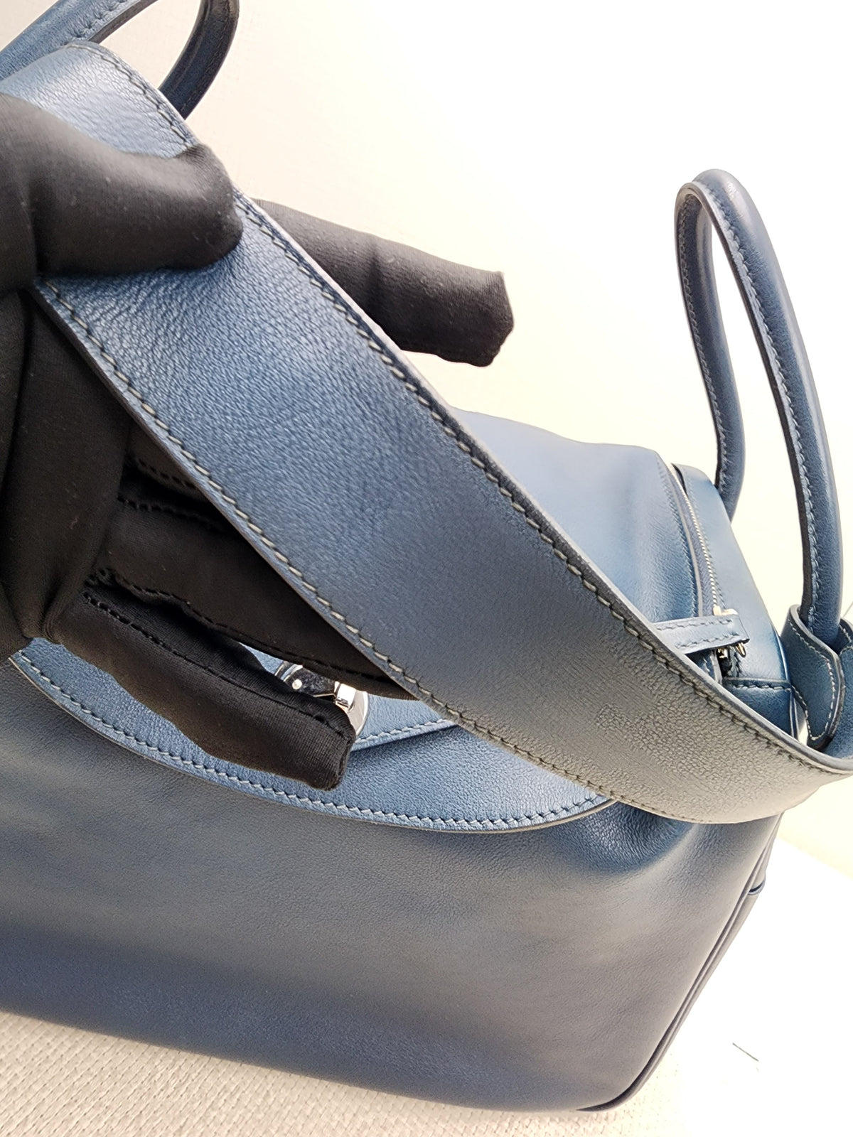 Hermes Blue Swift Lindy 34 (PHW)