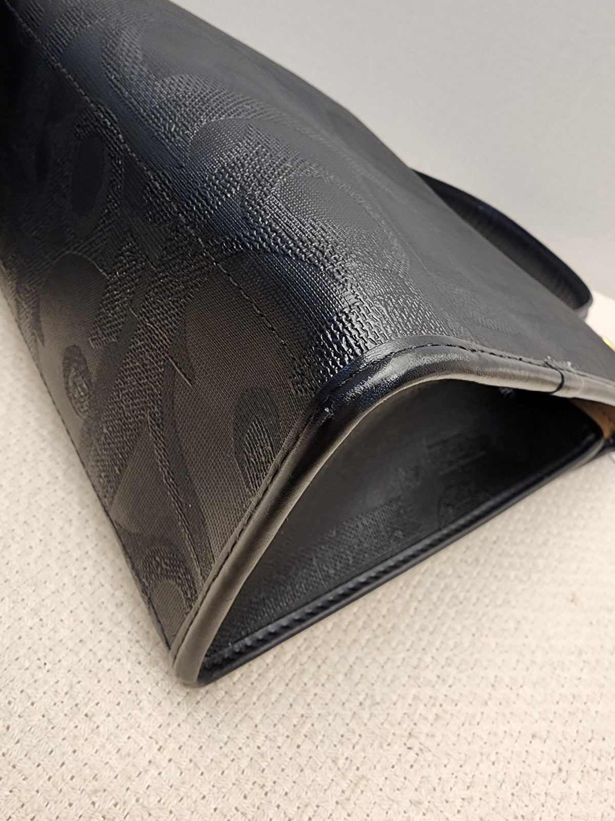 Dior Black Vintage Trotter Kelly Bag