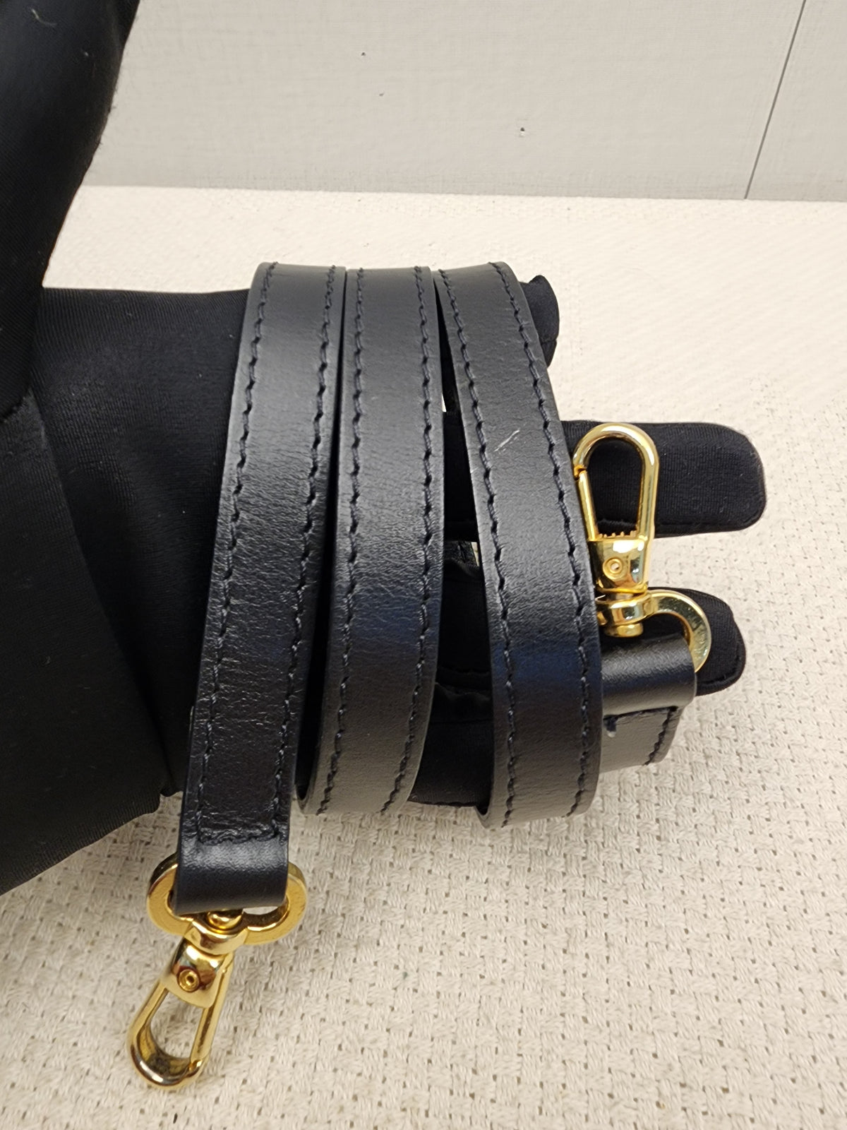Dior Black Vintage Trotter Kelly Bag