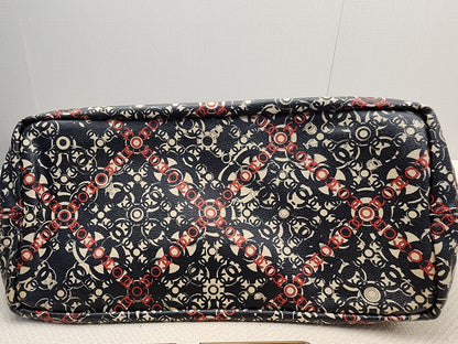 Chanel Black Coated Canvas Optic Coco Travel Tote (SHW)