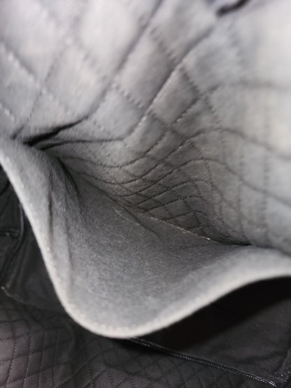 Chanel Black Coated Canvas Optic Coco Travel Tote (SHW)