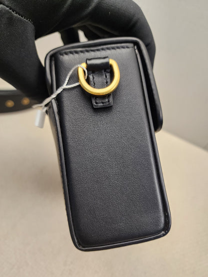 Dior Black Calfskin 30 Montaigne Box Bag (GHW)