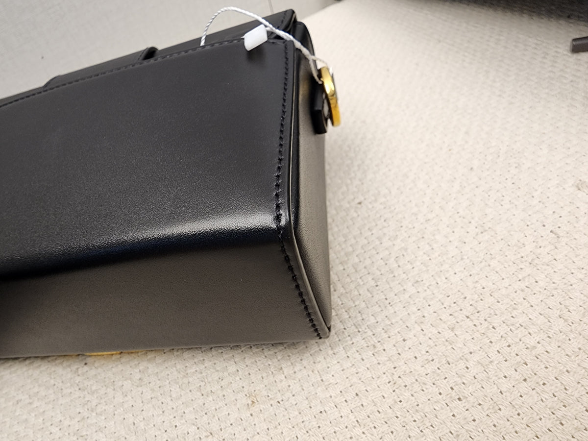 Dior Black Calfskin 30 Montaigne Box Bag (GHW)