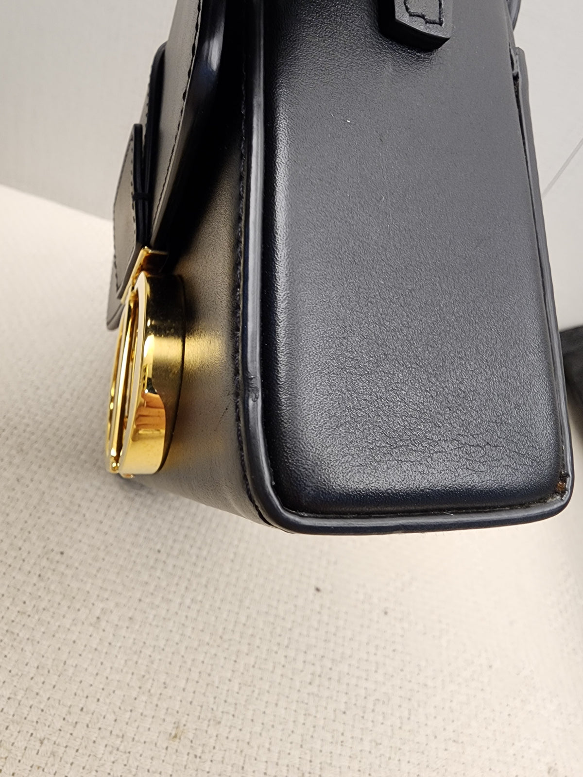 Dior Black Calfskin 30 Montaigne Box Bag (GHW)
