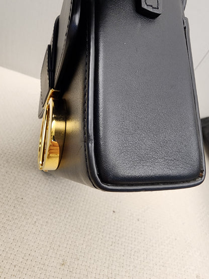 Dior Black Calfskin 30 Montaigne Box Bag (GHW)