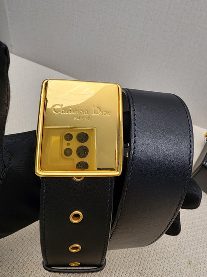 Dior Black Calfskin 30 Montaigne Box Bag (GHW)