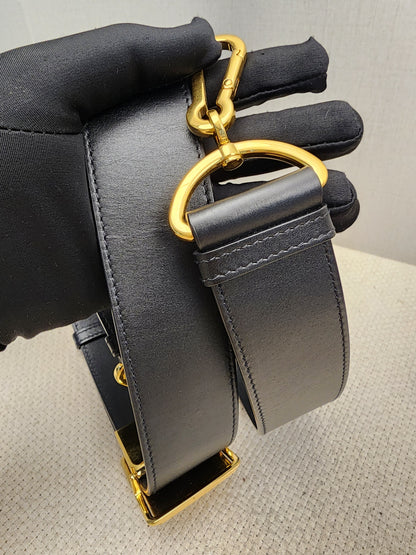 Dior Black Calfskin 30 Montaigne Box Bag (GHW)