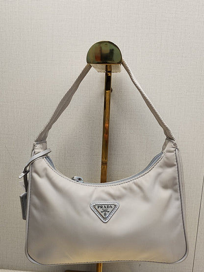 Prada Blue Nylon Re-edition 2000 Hobo