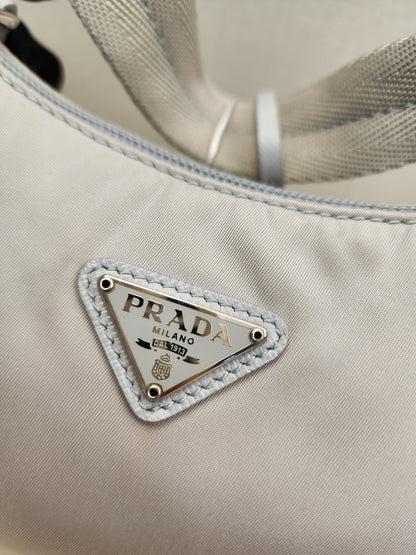 Prada Blue Nylon Re-edition 2000 Hobo