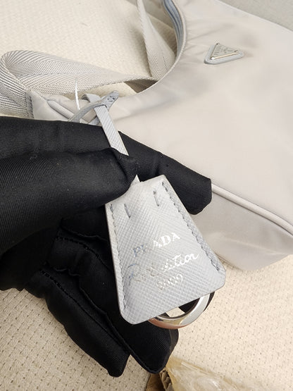 Prada Blue Nylon Re-edition 2000 Hobo