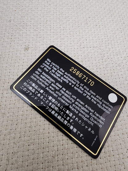 Chanel Black Caviar Old Medium Boy (GHW)