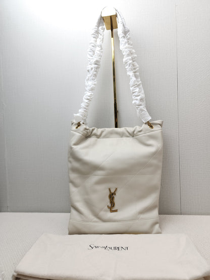 YSL Soft Cream Lambskin Jamie 4.3 Pochon