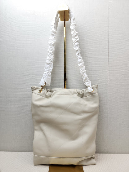 YSL Soft Cream Lambskin Jamie 4.3 Pochon