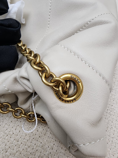 YSL Soft Cream Lambskin Jamie 4.3 Pochon