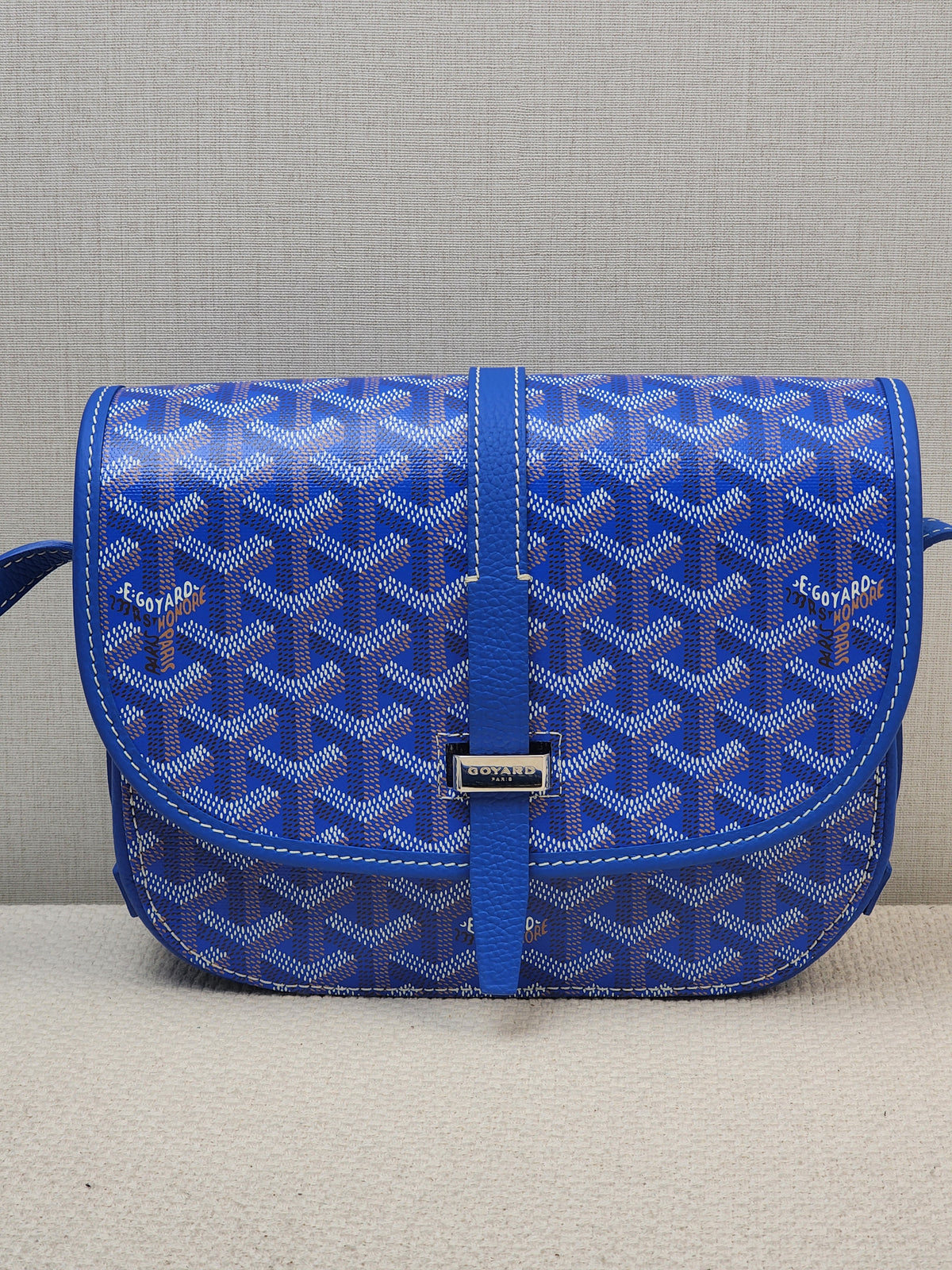 Goyard Blue Belvedere PM
