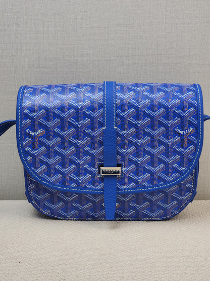 Goyard Blue Belvedere PM