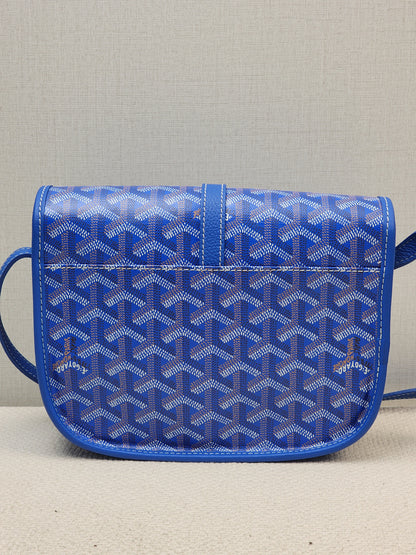 Goyard Blue Belvedere PM
