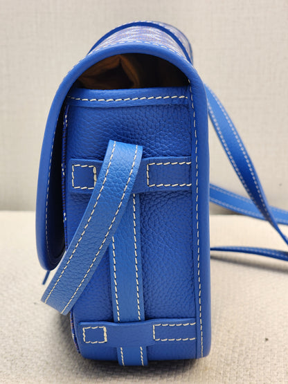 Goyard Blue Belvedere PM