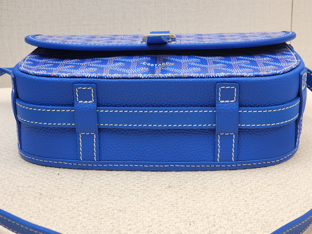 Goyard Blue Belvedere PM