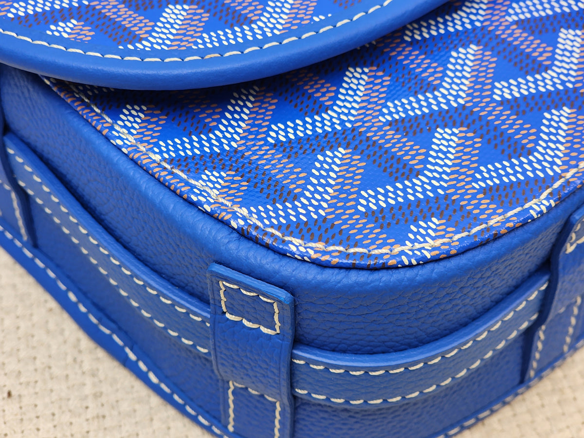 Goyard Blue Belvedere PM