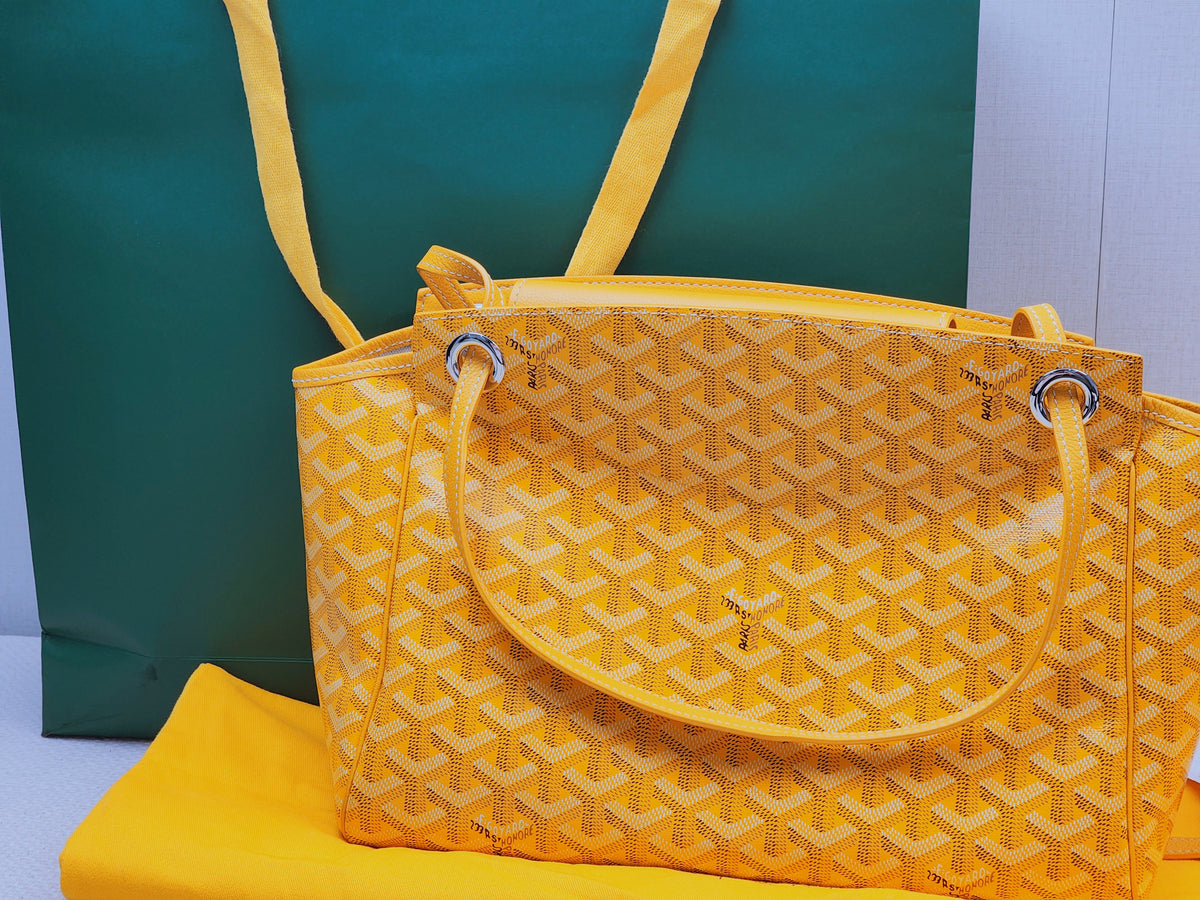 Goyard Yellow Rouette Souple Bag